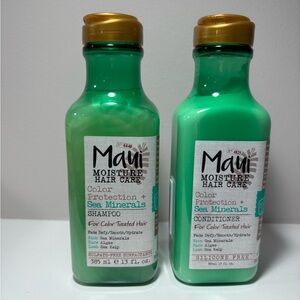 Maui Moisture Hair Care Color Protection Sea MineralsShampoo and Conditioner Set